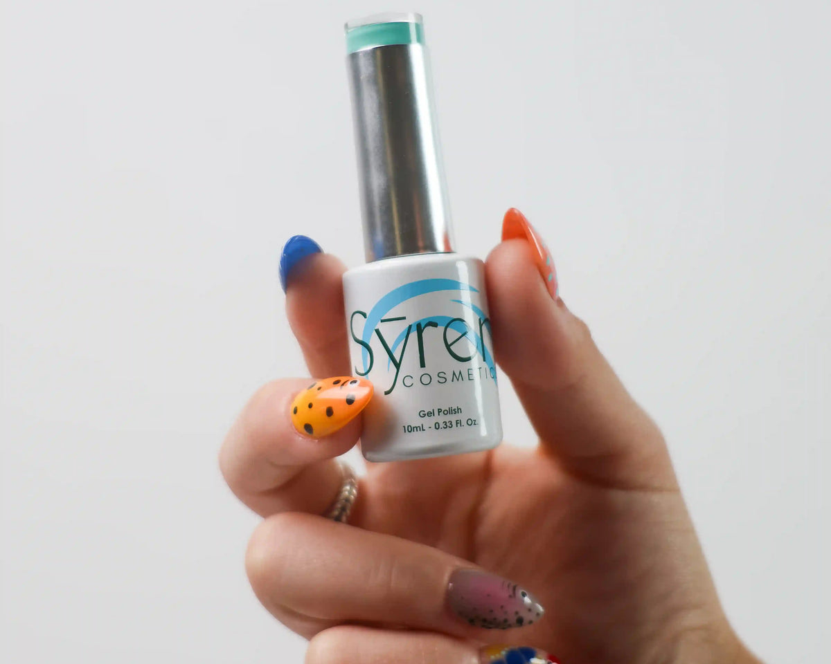 syren cosmetics gel polish blue