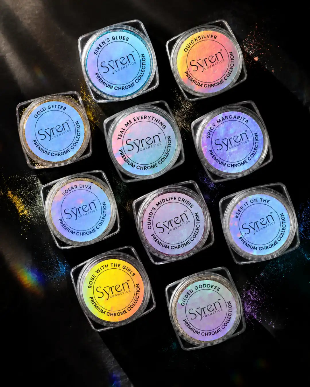 Syren Cosmetics Chrome Powders