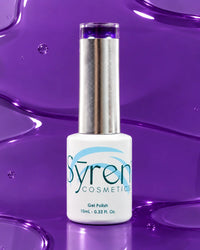 syren cosmetics purple jelly polish 