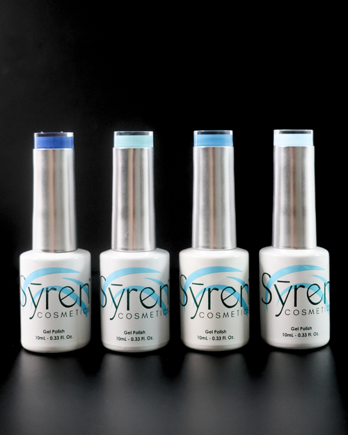 Syren cosmetics blue bundle gel polish