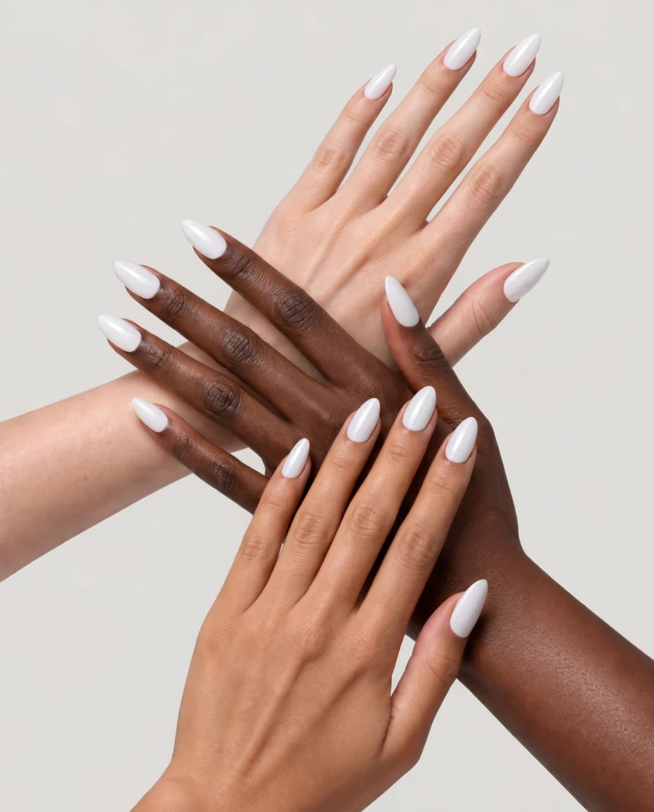 syren cosmetics white color acrylic powder 