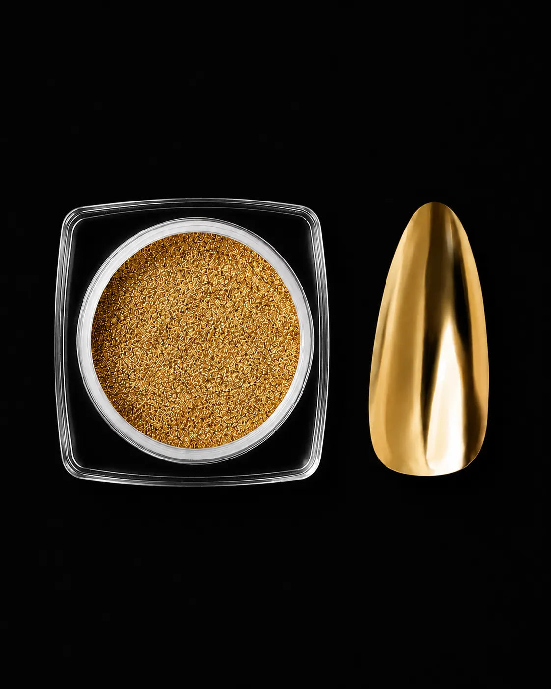 syren cosmetics gold chrome powder