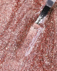 Mocha Drizzle Glitter Polish swatch