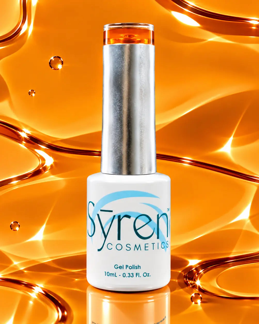 syren cosmetics orange sunstone jelly polish 