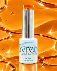 syren cosmetics orange sunstone jelly polish 
