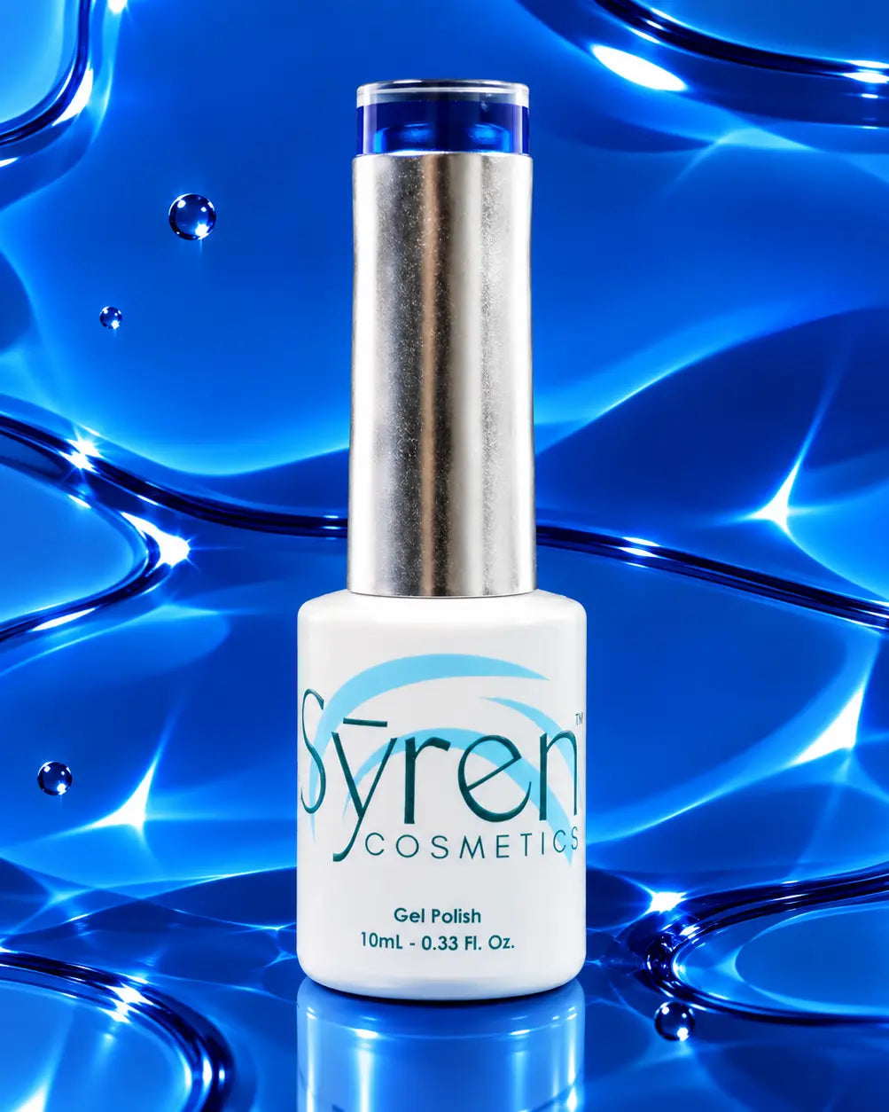 syren cosmetics blue jelly gel polish 